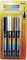 Uchida DecoColor Fine Tip Paint Marker Set 4/Pkg-Black, White, Gold And Silver